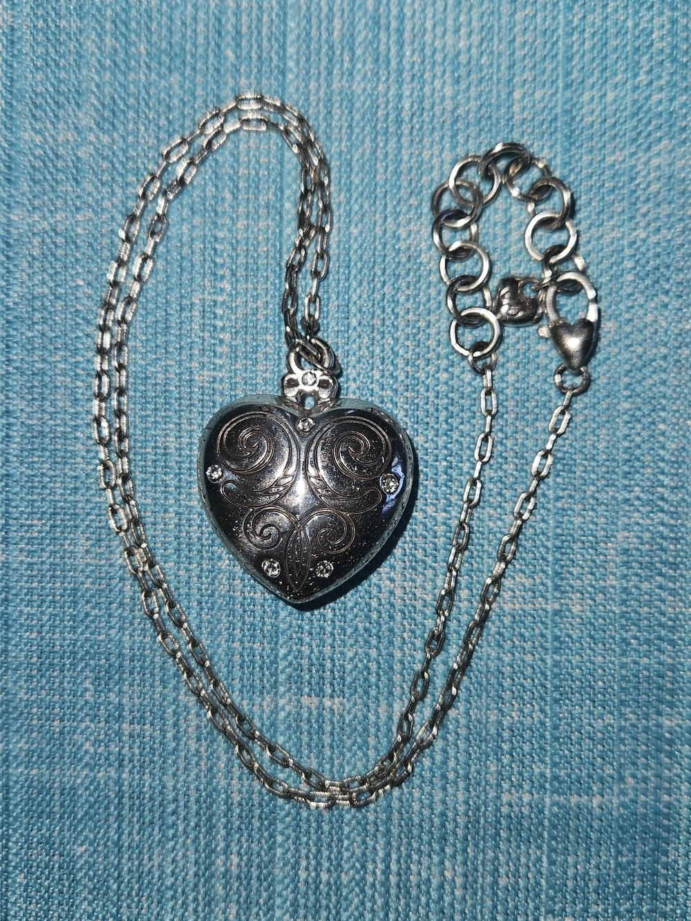 Brighton heart locket necklace "You Are Always In My Heart"
